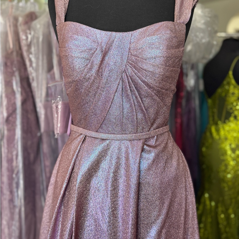 Elegant Lavender Evening Dress